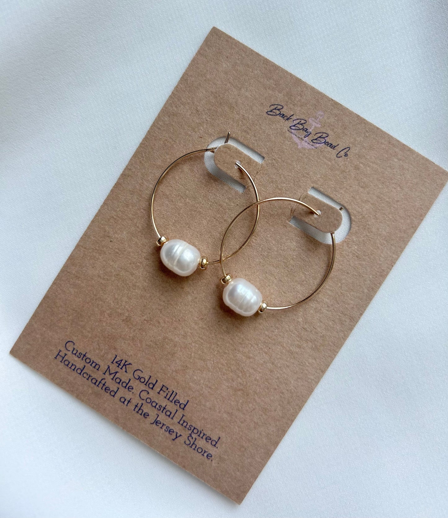 Sea Gem Hoop Earrings