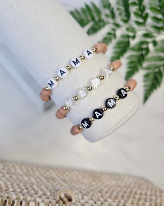 Mama Polished Rosewood Bracelet